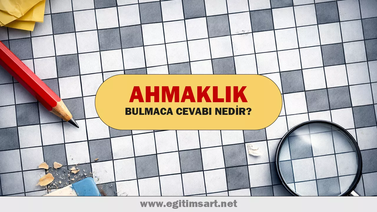 ahmaklık bulmaca cevabı nedir