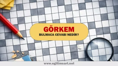 görkem bulmaca cevabı nedir