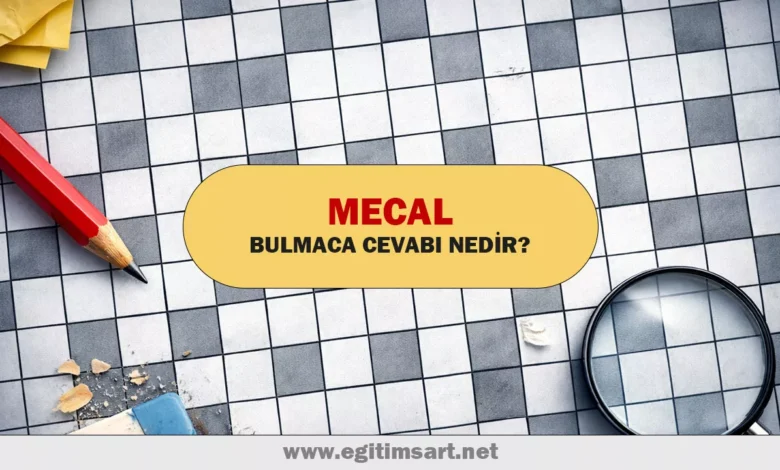 Mecal bulmacada nedir? mecal bulmaca cevabı nedir