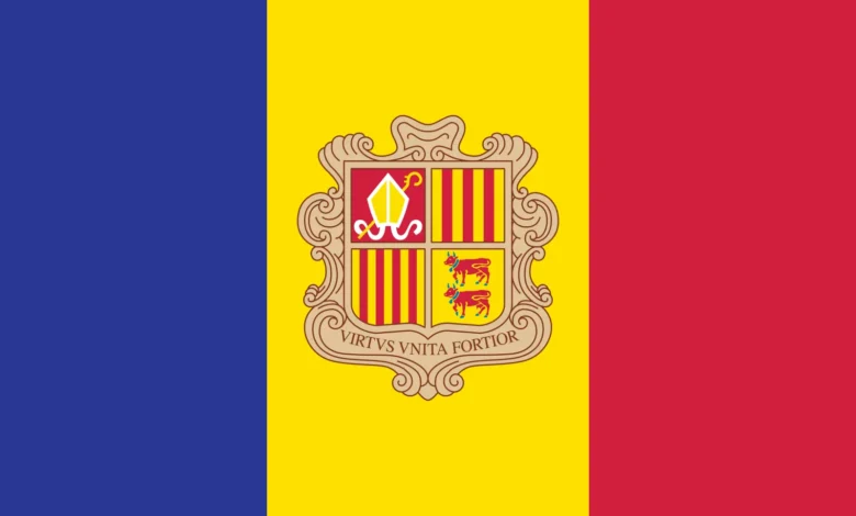 andorra bayrağı