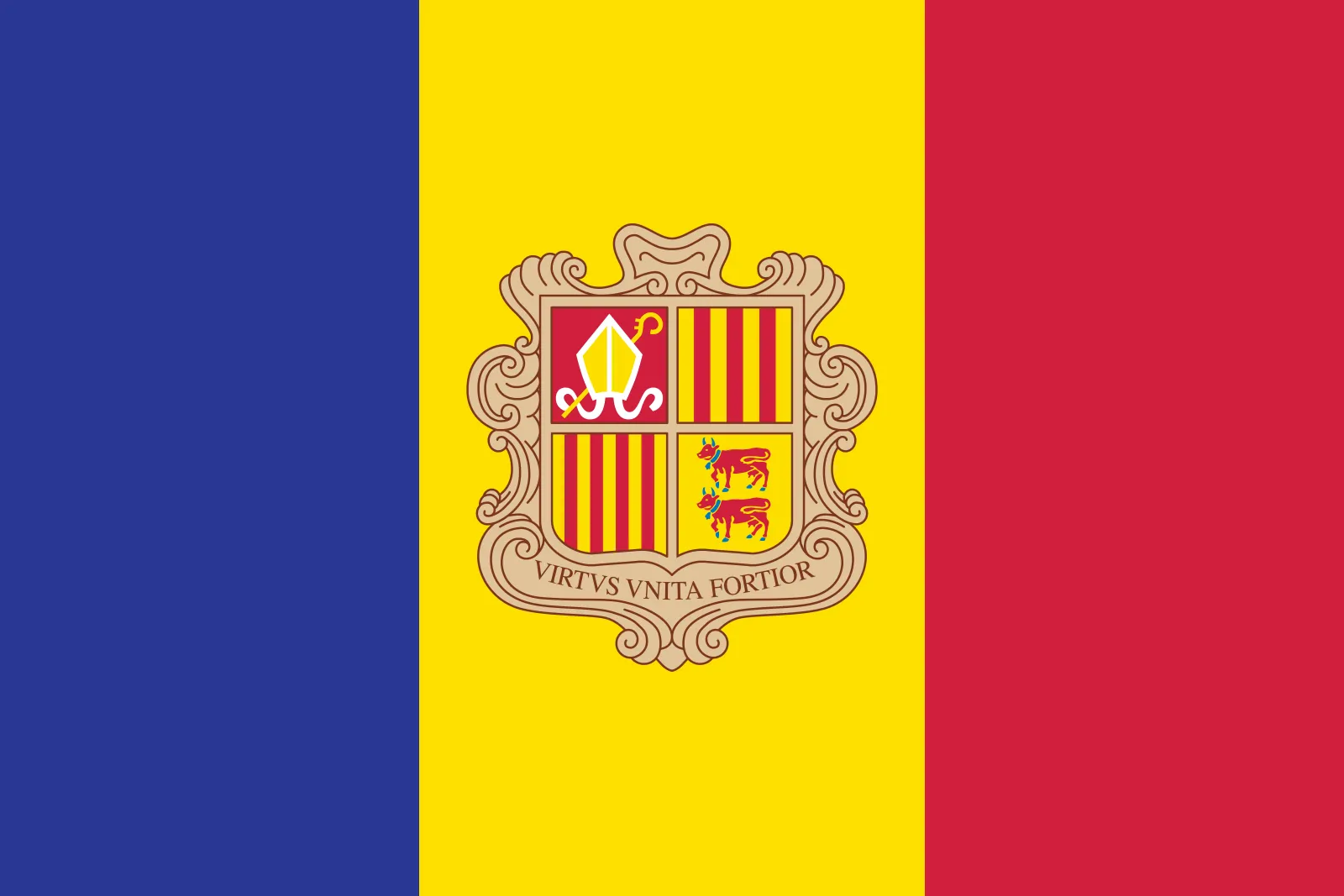 andorra bayrağı