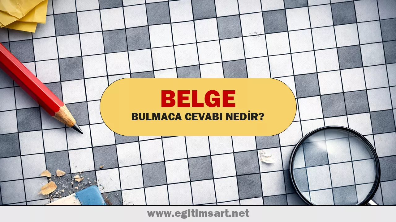 belge bulmaca cevabı nedir