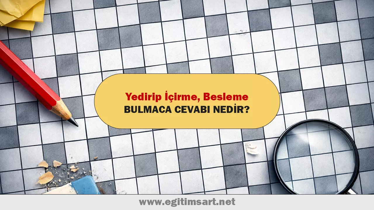 yedirip içirme besleme bulmaca cevabı nedir