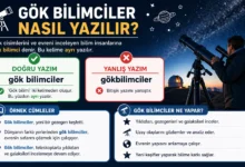 gök bilimciler nasıl yazılır